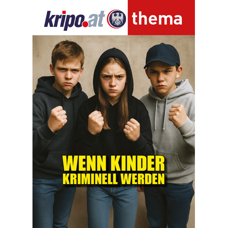 VKÖ kripo.at Titelbild Wenn Kinder kriminell werden